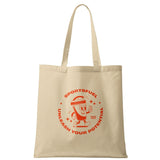 Sportsfuel "Unleash Your Potential" Cotton Tote Bag Oat