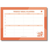 Sportsfuel Weekly Meal Planners Orange