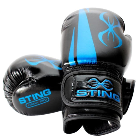 Sting ArmaPro Boxing Gloves Black/Blue / 10oz