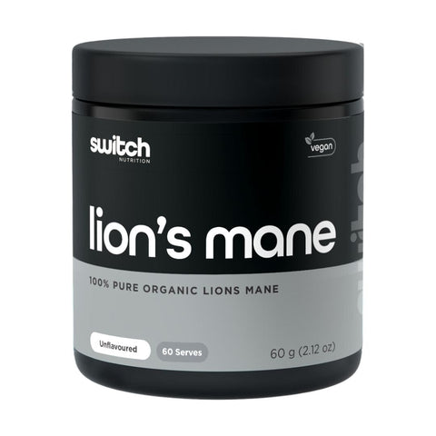 Switch Nutrition 100% Pure Organic Lion's Mane Powder 60g