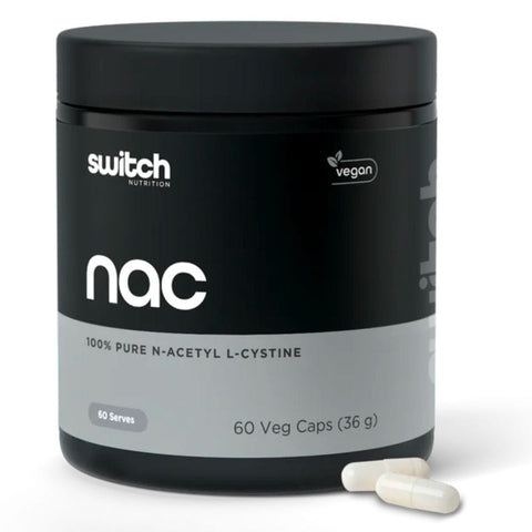 Switch Nutrition N-Acetyl L-Cysteine (NAC) Capsules 60 Serves