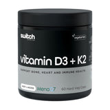 Switch Nutrition Vitamin D3 & K2 (MK-7) 60 Caps