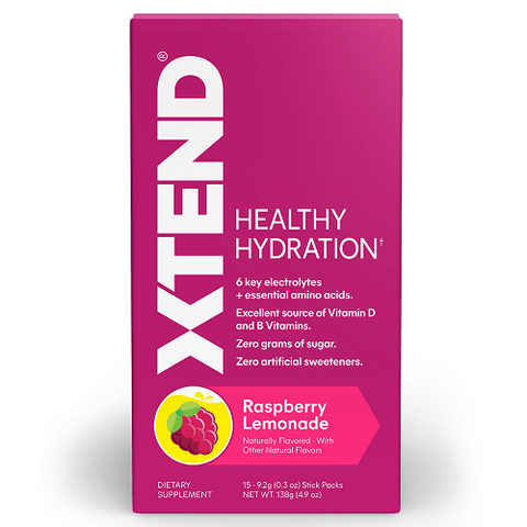 Xtend Healthy Hydration Sticks 15 Pack / Raspberry Lemonade