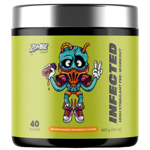 Zombie Labs Infected High Stim Pump + Nootropic Orange Mango Madness