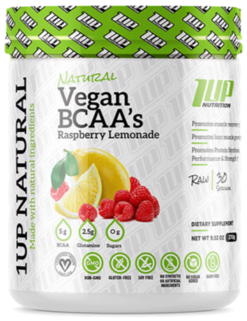 1UP Nutrition Natural Vegan BCAA Raspberry Lemonade