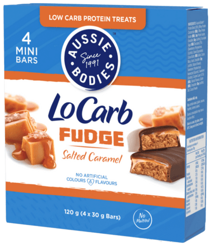 Aussie Bodies Lo Carb Fudge Mini - Pack of 4