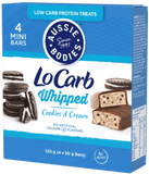 Aussie Bodies Lo Carb Whipped Minis - 4 Pack Cookies & Cream