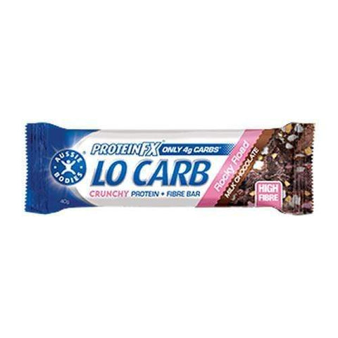 Aussie Bodies ProteinFX Lo Carb Crunch Bars Box of 12 Blueberry Almond