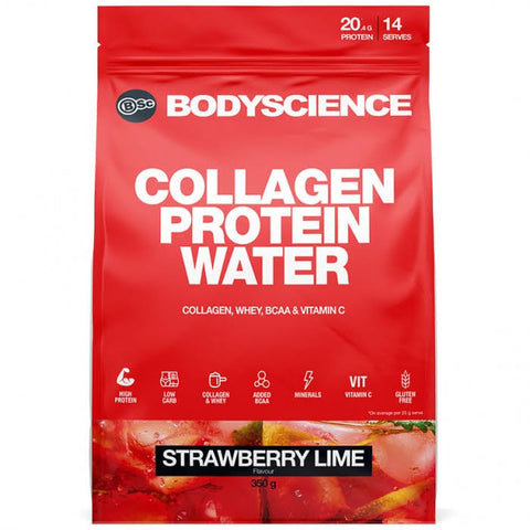 BSC Collagen Protein Water Strawberry Lime
