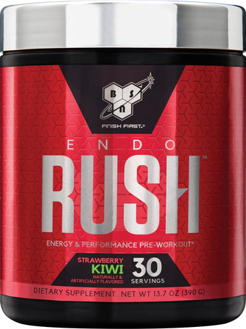 BSN Endo Rush Pre Workout 30 Serve Strawberry Kiwi