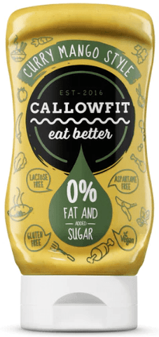 Callowfit Low Carb Curry Mango Style Sauce 300ml