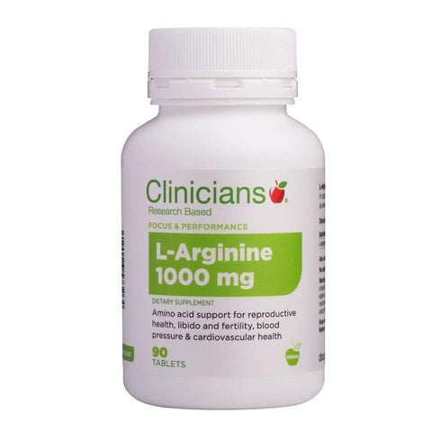 Clinicians L-Arginine 1000mg 90 Tabs