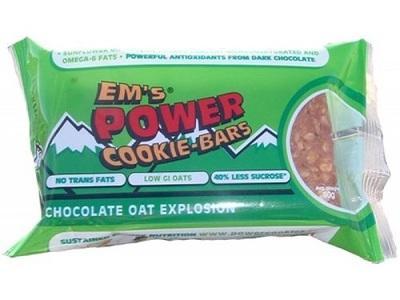 Ems Power Cookie Bars Box of 12 Chocolate Oat