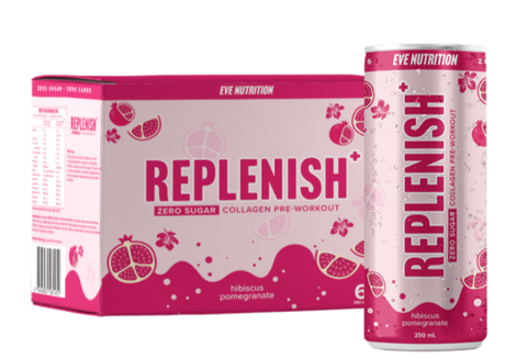 Eve Nutrition Replenish+ Collagen Pre Workout RTD