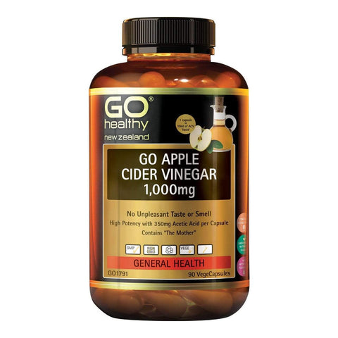 GO Healthy Apple Cider Vinegar 1000mg 90 caps