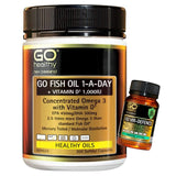 Go Fish Oil 1-A-Day + Vitamin D3 1,000IU