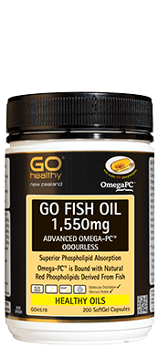 GO Fish Oil 1550mg Advanced Omega-PC 80 Caps