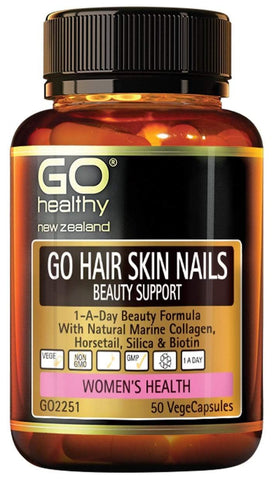 Go Hair Skin Nails Beauty Support 50 Vege Caps