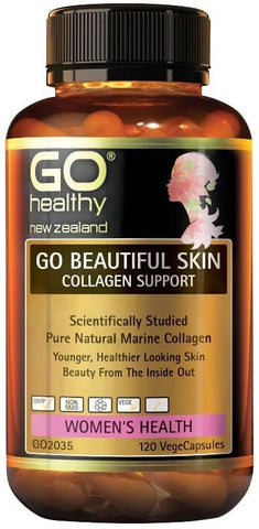 GO Healthy Beautiful Skin Collagen Support (120 Vegecaps)