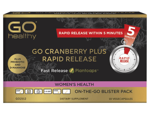 GO Healthy Cranberry Plus Rapid Release 10 Caps 10 Caps