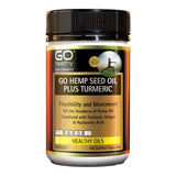 Go Hemp Seed Oil Plus Turmeric 100 Caps