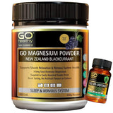 Go Magnesium Powder 250g Blackcurrent