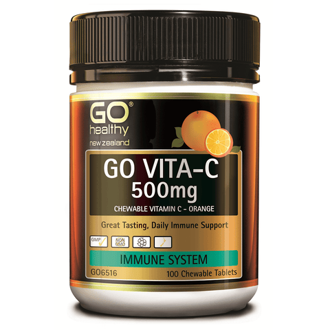 Go Vita-C 500mg Orange 100 Chewables