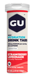 GU Hydration Drink Tabs Strawberry Lemonade / Single Tube (12 Tabs)