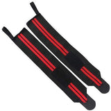 Gymwear Wrist Wraps Pair Black / Red