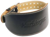 Harbinger 6" Leather Lifting Belt Black