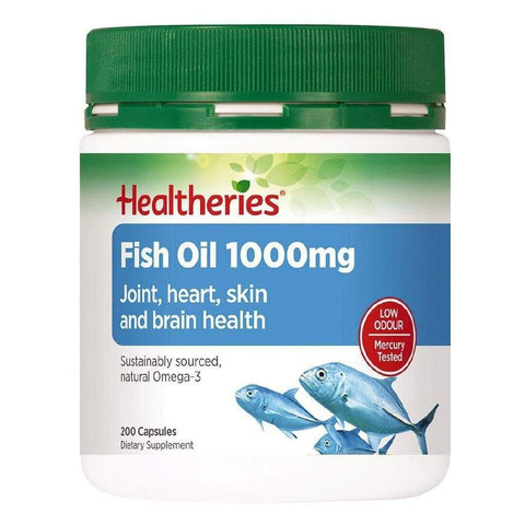 Healtheries Fish Oil 1000mg 200 Caps