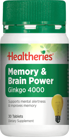 Healtheries Memory & Brain Power Tablets 30 Tabs