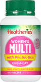 Healtheries Women's Multi with Probiotics Tablets 100 Tabs