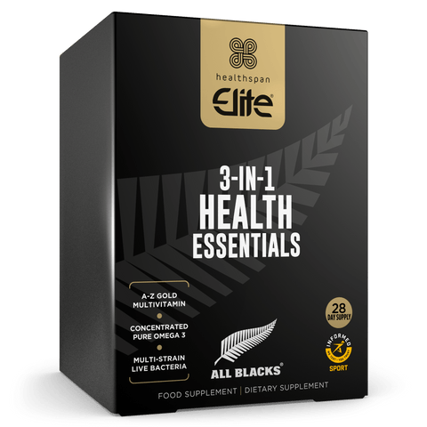 Healthspan Elite All Blacks 3-in-1 Health Essentials
