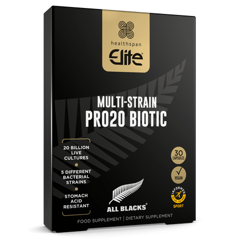 Healthspan Elite All Blacks Multi-Strain Pro20 Biotic