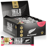 Healthspan Elite All Blacks Plant Based HiLo Bars - 12 Pack White Choc Raspberry