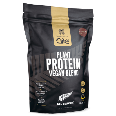 Healthspan Elite All Blacks Plant Protein Vegan Blend Chocolate
