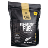 Healthspan Elite All Blacks Pre-Workout Fuel with Caffeine - Lemon