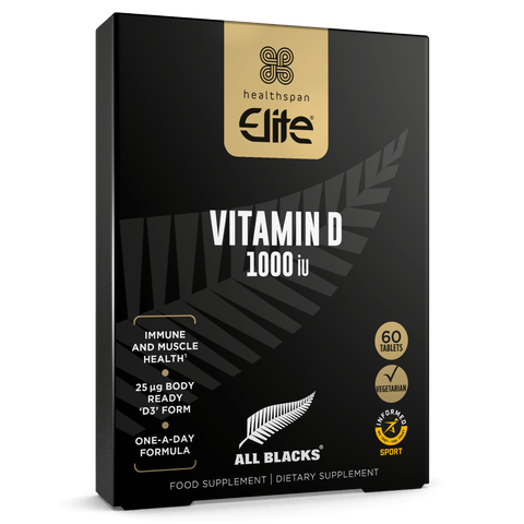 Healthspan Elite All Blacks Vitamin D3 1,000iu