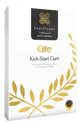 Healthspan Elite Kick-Start Caffeine Gum 100mg 40 Pieces