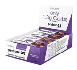 Horleys Protein 33 Low-Carb Bars Box of 12 Double Choc Fudge