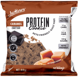 Justines Protein Cookies 12 pack Caramel Choc Chip