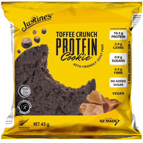 Justines Toffee Crunch Protein Cookie 12 Box / Toffee Crunch