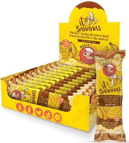 Macro Mike It's Bananas Protein Bars - Box of 12