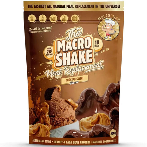 Macro Mike Macro Shake Meal Replacement Choc PB Swirl