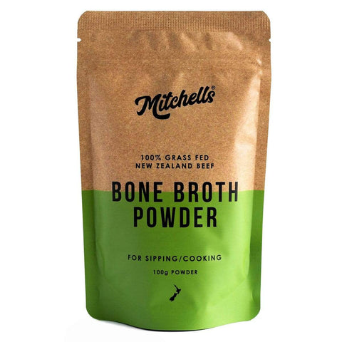 Mitchells Nutrition 100% Grass Fed Bone Broth Powder 100g