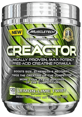 MuscleTech Creactor Creatine - Lemon/Lime Flavour