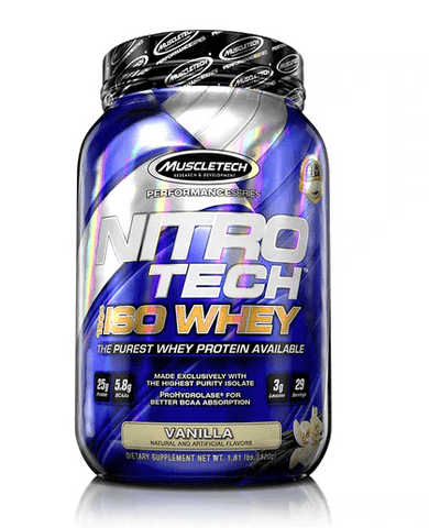 Muscletech Nitro Tech 100% Iso Whey 1.8lb Vanilla