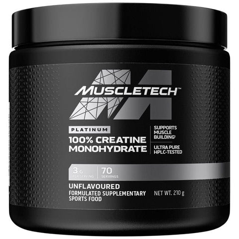 MuscleTech Platinum 100% Creatine Monohydrate 210g *Gift*