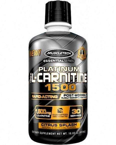 MuscleTech Platinum 100% L-Carnitine 1500 31 Serves